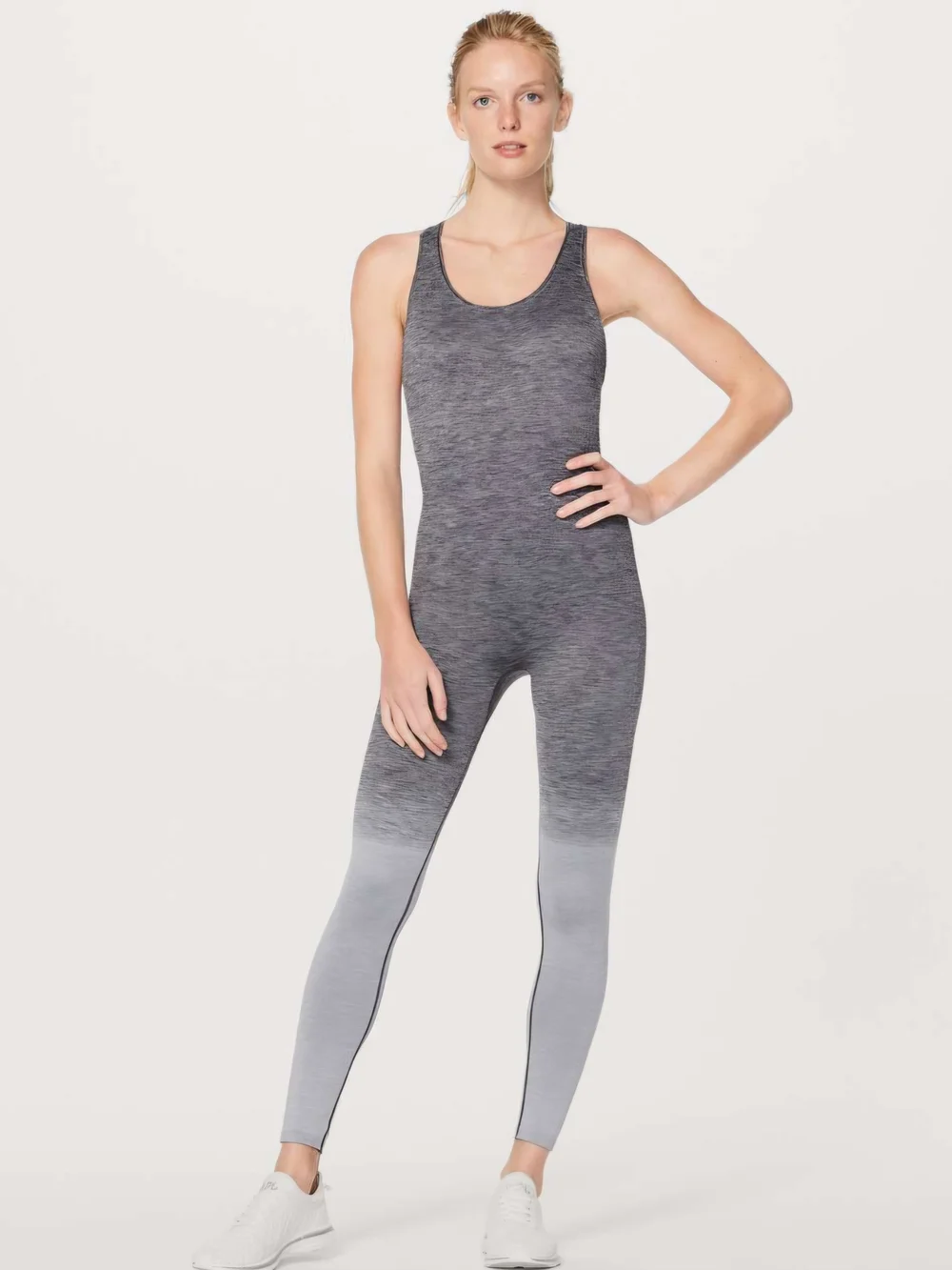 lululemon athletica Gray Ombre One-Piece Jumpsuit